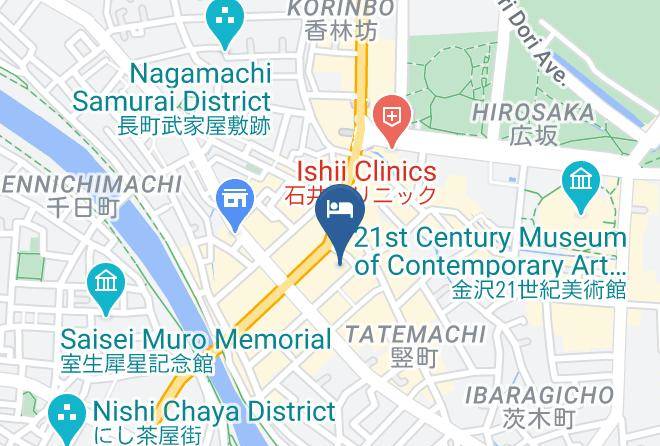 Kanazawa City - Apa Hotel Kanazawa Chuo Maps