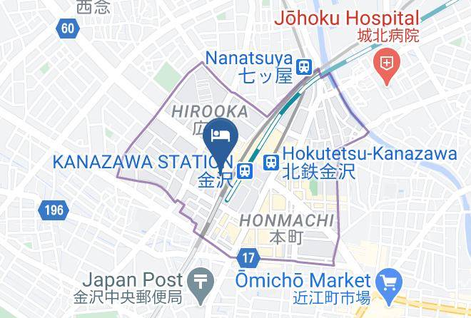 Kanazawa City - Apa Hotel Kanazawa Ekimae Maps