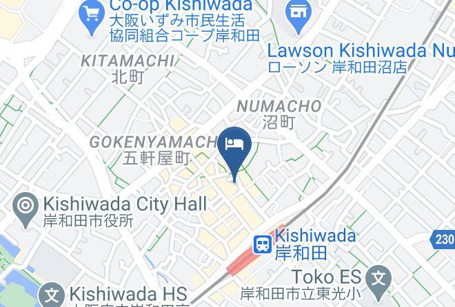 Kishiwada City - Apa Hotel Kanku Kishiwada Maps