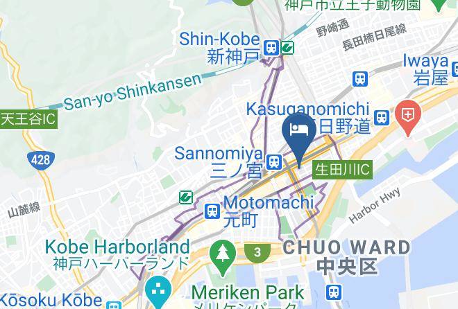 Apa Hotel Kobe Sannomiya Map