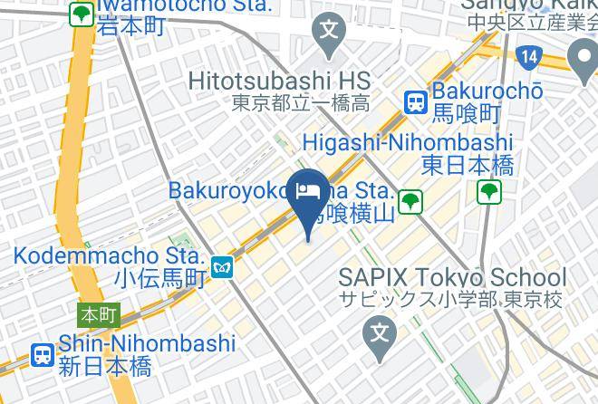 Chuo Ward - Apa Hotel Kodemmacho Ekimae Maps