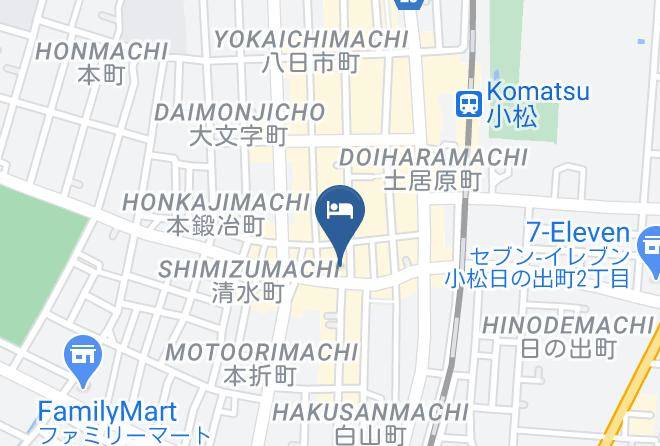 Komatsu City - Apa Hotel Komatsu Maps