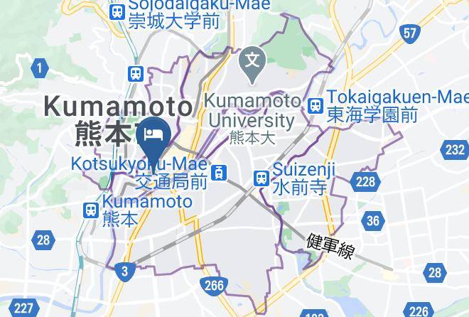 Kumamoto City Chuo Ward - Apa Hotel Kumamoto Kotsu Center Minami Maps