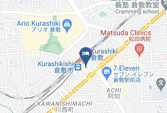 Kurashiki City - Apa Hotel Kurashiki Ekimae Maps