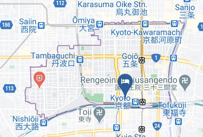 Kyoto City Shimogyo Ward - Apa Hotel Kyoto Ekimae Maps