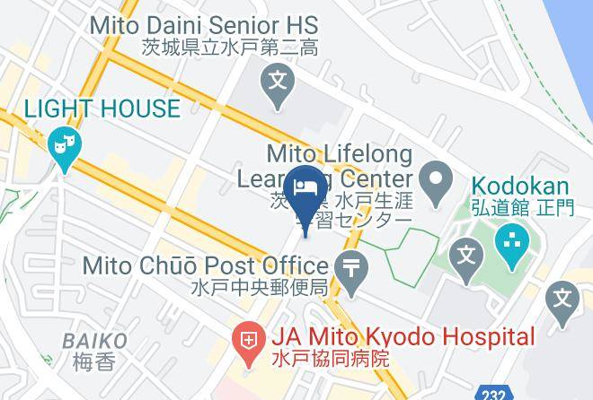 Mito City - Apa Hotel Mito Eki Kita Maps