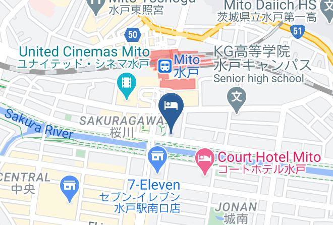 Apa Hotel Mito Ekimae Map