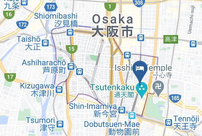 Osaka City Naniwa Ward - Apa Hotel Namba Minami Ebisucho Eki Maps