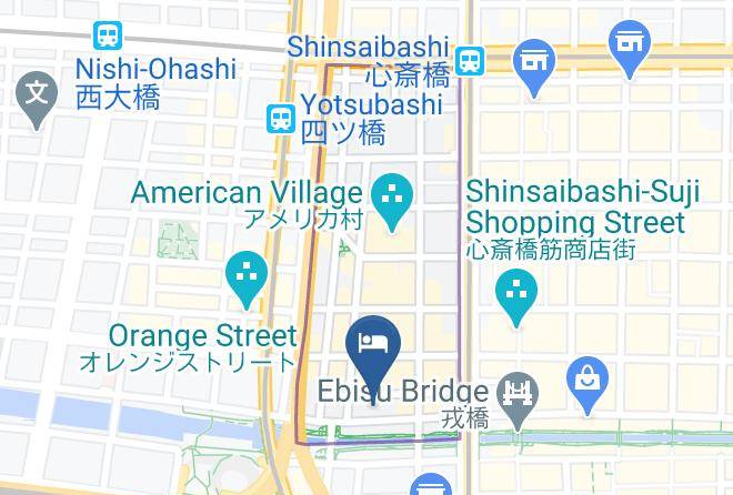 Osaka City Chuo Ward - Apa Hotel Namba Shinsaibashi Maps
