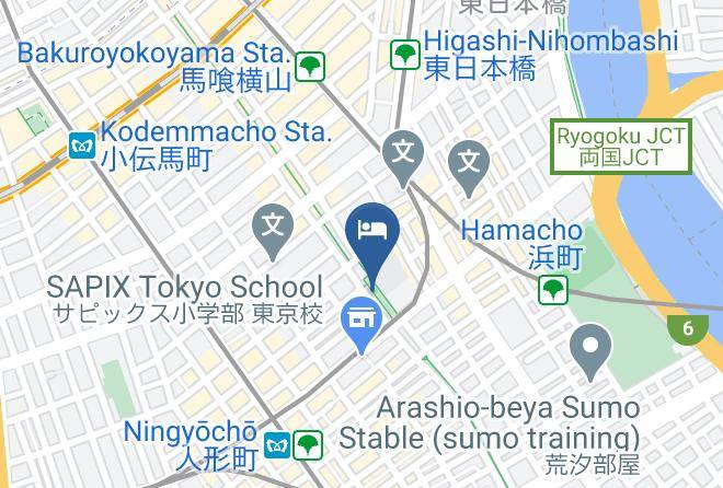 Chuo Ward - Apa Hotel Ningyocho Ekihigashi Maps