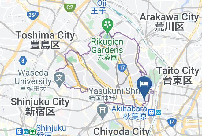Apa Hotel Ochanomizu Ekikita Map - Tokyo Met - Bunkyo Ward