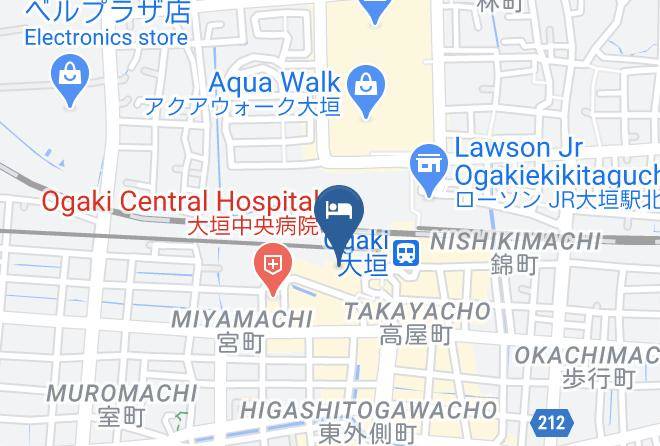 Ogaki City - Apa Hotel Ogaki Ekimae Maps