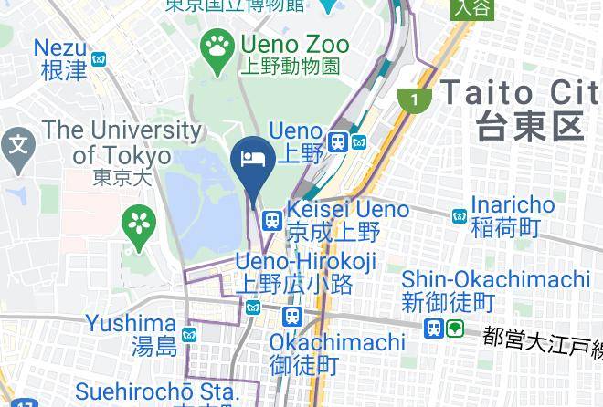 Apa Hotel Keisei Ueno Ekimae Map