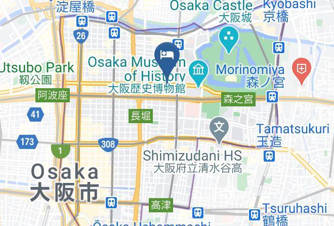 Osaka City Chuo Ward - Apa Hotel Osaka Tanimachi Maps