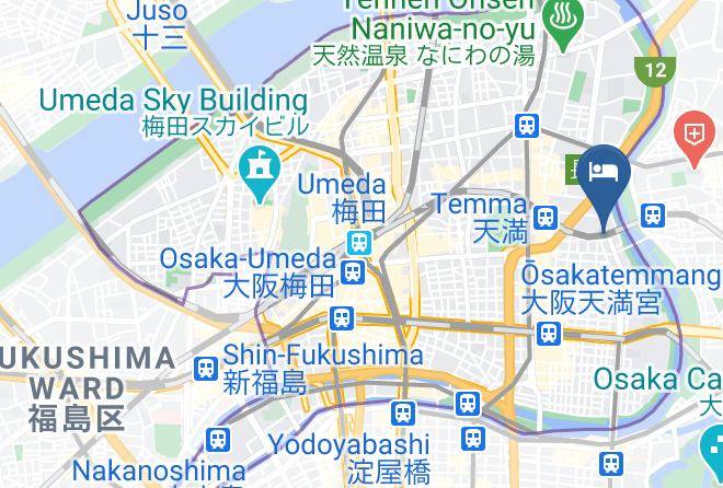 Osaka City Kita Ward - Apa Hotel Osaka Tenma Maps