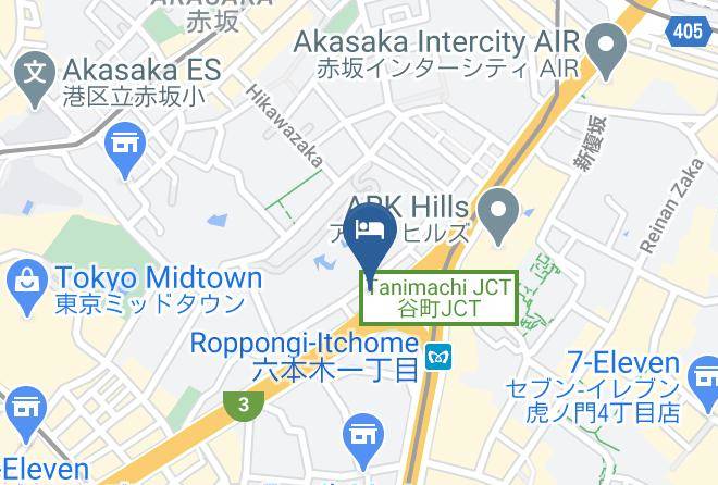 Minato Ward - Apa Hotel Roppongi Six Maps