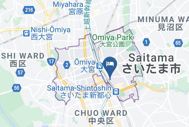 Saitama City Omiya Ward - Apa Hotel Saitama Shintoshin Eki Kita Maps