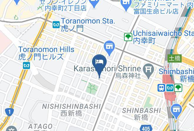 Minato Ward - Apa Hotel Shimbashi Toranomon Maps