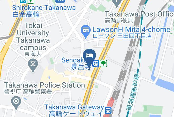 Minato Ward - Apa Hotel Shinagawa Sengakuji Ekimae Maps