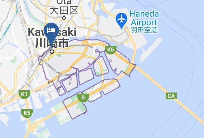Kawasaki City Kawasaki Ward - Apa Hotel Tkp Keikyu Kawasaki Ekimae Maps