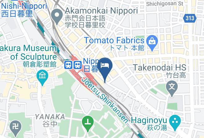 Arakawa Ward - Apa Hotel Tkp Nippori Ekimae Maps