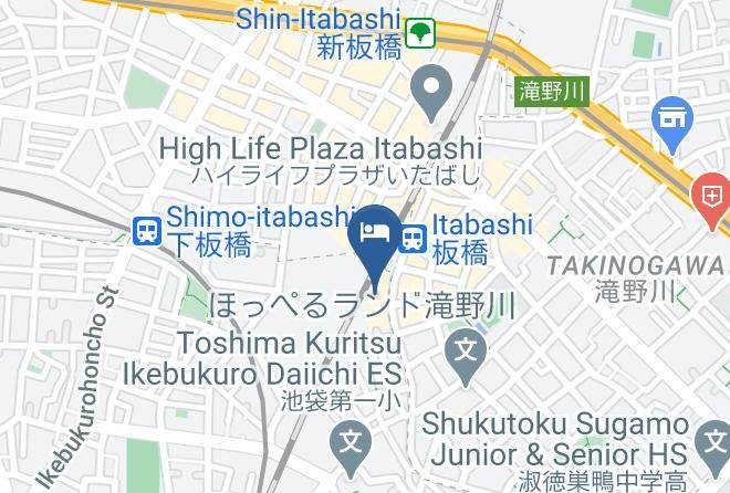 Apa Hotel Tokyo Itabashi Ekimae Map