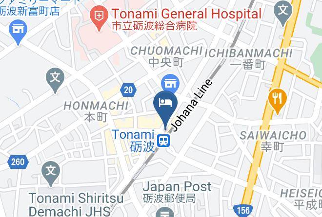 Tonami City - Apa Hotel Tonami Ekimae Maps