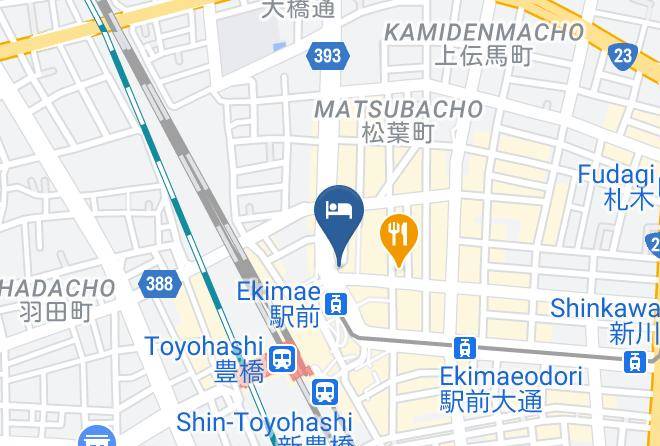 Toyohashi City - Apa Hotel Toyohahi Ekimae Maps