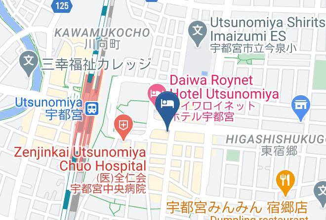 Utsunomiya City - Apa Hotel Utsunomiya Ekimae Maps