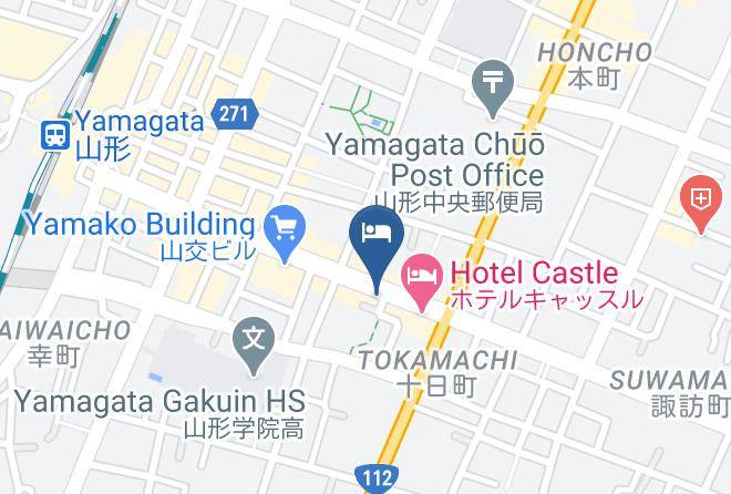 Yamagata City - Apa Hotel Yamagata Ekimaeodori Maps