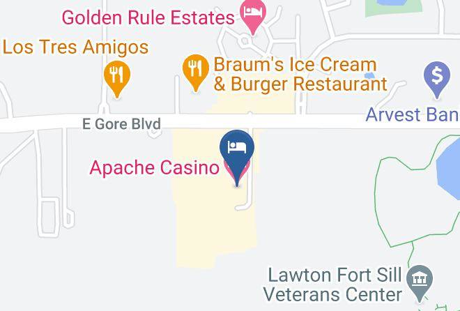 Comanche - Apache Casino Hotel Maps