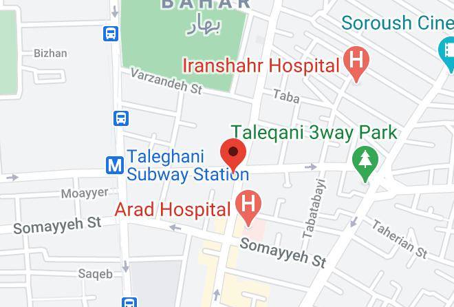 Tehran - Apadana Hotel Maps