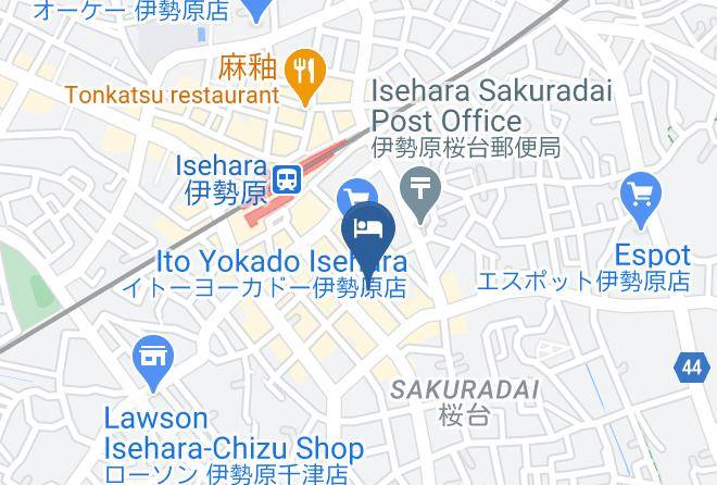 Isehara City - Apahotel Isehara Ekimae Maps