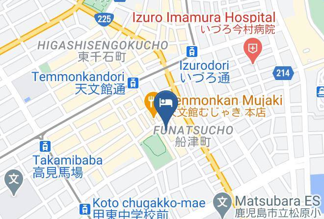 Kagoshima City - Apahotel Kagoshima Tenmonkan Maps