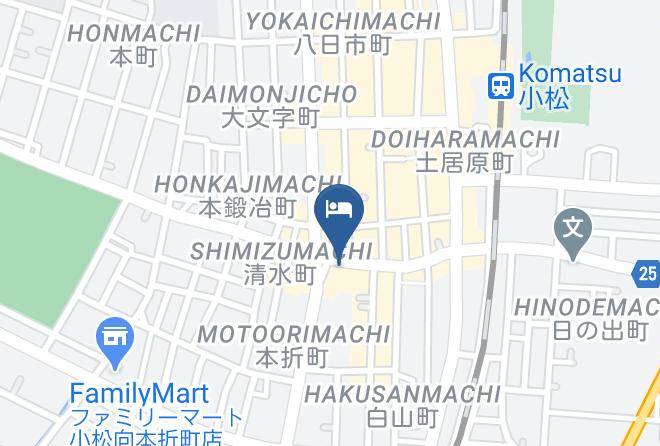 Komatsu City - Apahotel Komatsu Grand Maps