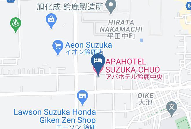 Apahotel Suzuka Chuo Map