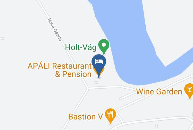 Komarno - Apali Restaurant & Pension Maps