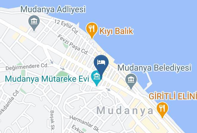 Mudanya - Apameia Hotel Maps