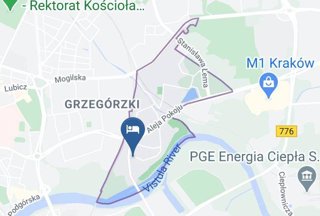 Aparhotel Bajeczna Krakow Map