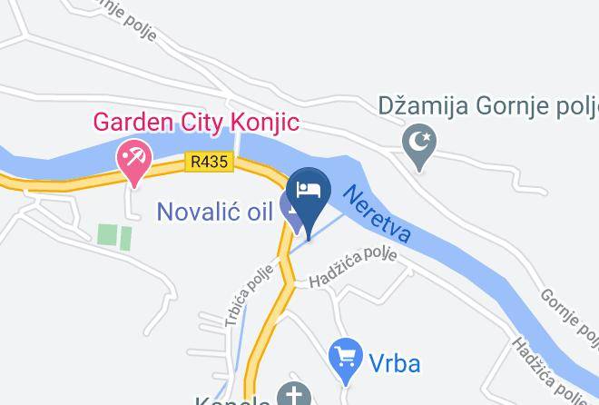Hercegovacko Neretvanski - Aparmani Lux Novalic Konjic Maps
