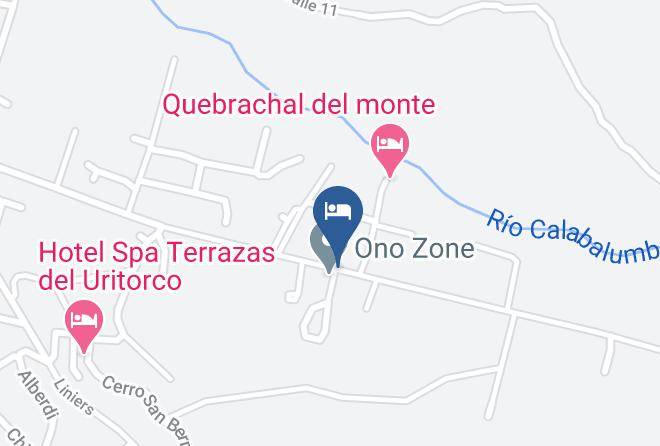Punilla Department - Cabanas Onozone Maps