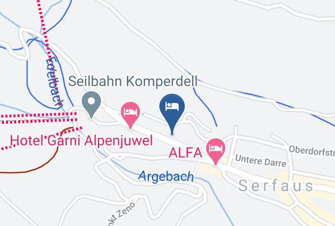 Landeck - Jennys Ferienwohnungen Maps