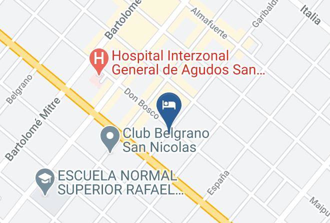 San Nicolas - Hotel Micerino Flat Maps