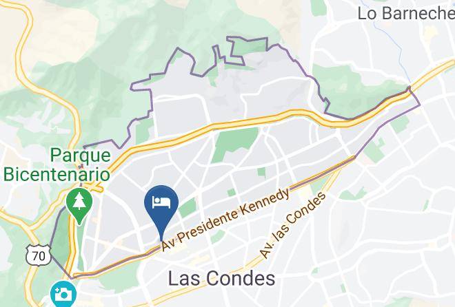 Santiago - Isabel Suites Vitacura Maps
