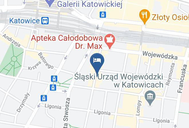 Katowice - Sleephome Plebiscytowa City Center Maps