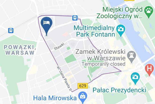 Warsaw - Metro Budget Place Arkadia City Center Maps