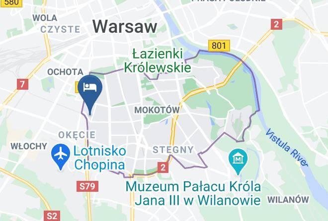 Warsaw - Walk Distance To Mokotow Business Park Maps