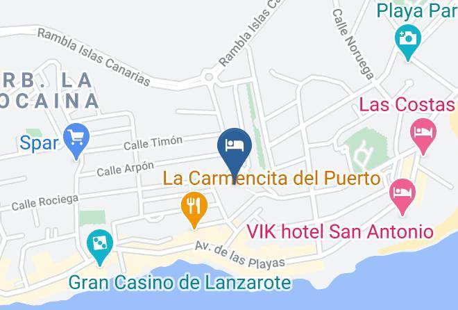 Las Palmas - Apartamentos Acuario Sol Maps