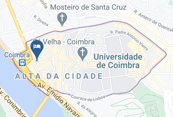 Sao Bartolomeu - Pensao Flor De Coimbra Maps