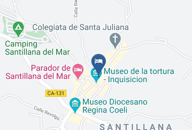 Santillana - Posada Ansorena En Santillana Del Mar Maps